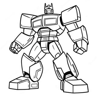 Ironhide Transformer Coloring Page 35533-28087