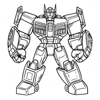 Ironhide Transformer Coloring Page 35533-28088