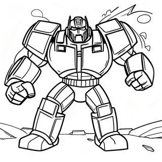 Ironhide In Battle Pose Coloring Page 35534-28105