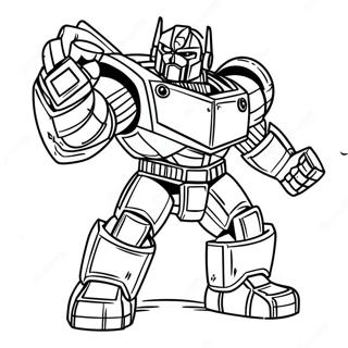 Ironhide In Battle Pose Coloring Page 35534-28106