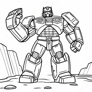 Ironhide In Battle Pose Coloring Page 35534-28107