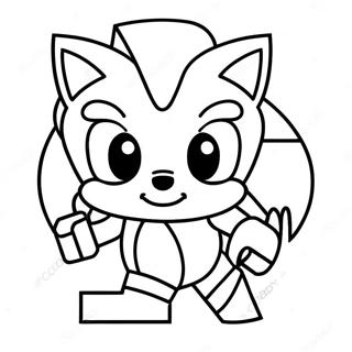 Lego Sonic Coloring Page 35553-28115