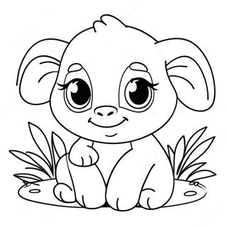 Cute Short A Animals Coloring Page 35564-28124