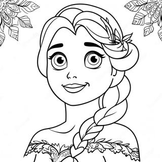 Frozen Disney Princess Coloring Pages