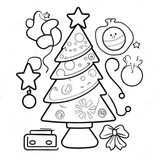 Science Christmas Coloring Pages