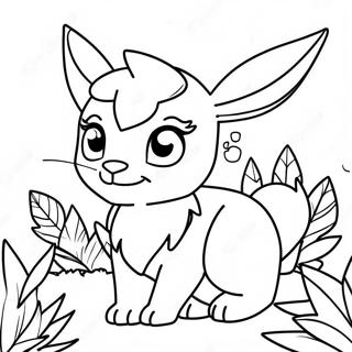 Leafeon Kleurplaat 35693-28239