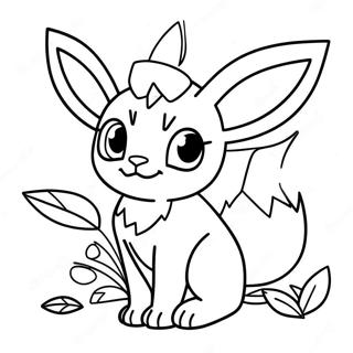 Leafeon Kleurplaat 35693-28240