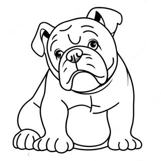 Bulldog Coloring Page 3570-2838