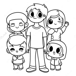 Dream Smp Characters Coloring Page 35734-28263