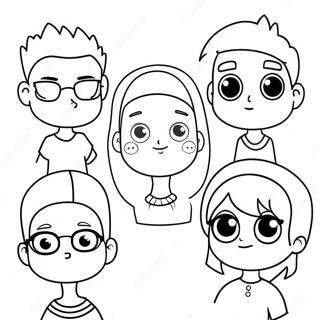 Dream Smp Characters Coloring Page 35734-28264