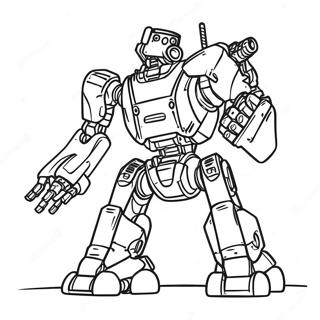 War Robots Coloring Pages