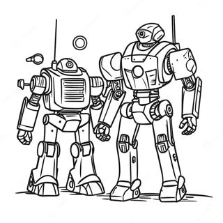 War Robots Coloring Page 35773-28282