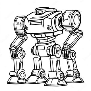 War Robots Coloring Page 35773-28283