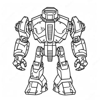 Fierce War Robots Coloring Page 35774-28317