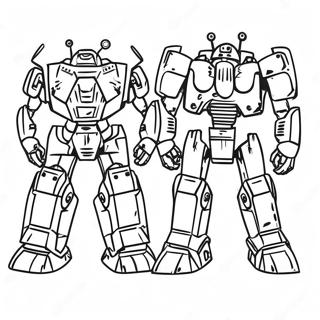 Fierce War Robots Coloring Page 35774-28318