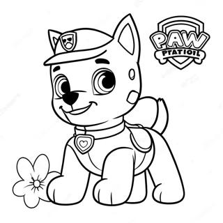 Paw Patrol Valentine Coloring Page 35803-28311