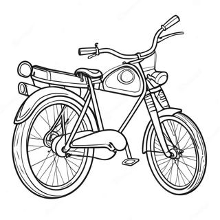 Bike Coloring Page 3580-2851