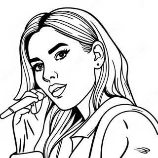 Dua Lipa Coloring Pages