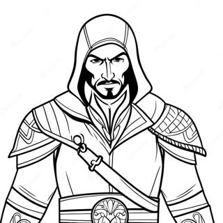 Kleurplaat Van Ezio Auditore In Stealth Modus 35864-28361