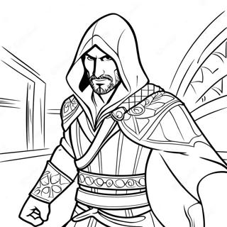 Ezio Auditore Im Stealth-Modus Ausmalbild 35864-28362