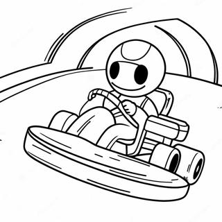 Go Kart Coloring Pages