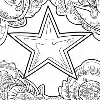 Dallas Cowboys Logo Coloring Page 35903-28405