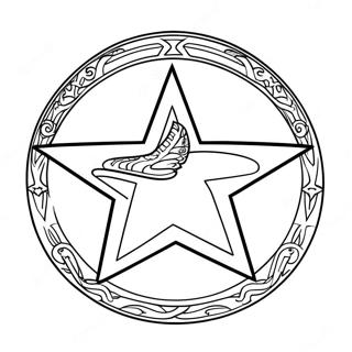 Dallas Cowboys Logo Coloring Page 35903-28406