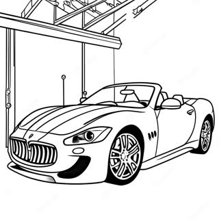 Maserati Sports Car Coloring Page 35953-28430