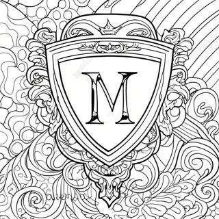 Maserati Logo Coloring Page 35954-28439