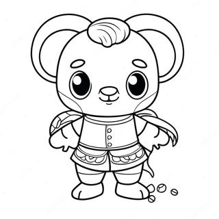 Kiff Characters Coloring Page 35984-28460