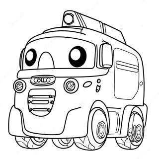 Robocar Poli Coloring Page 35993-28476