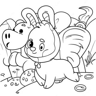 Poli And Friends Adventure Coloring Page 35994-58821