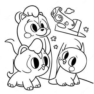 Poli And Friends Adventure Coloring Page 35994-58823