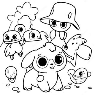 Poli And Friends Adventure Coloring Page 35994-58824