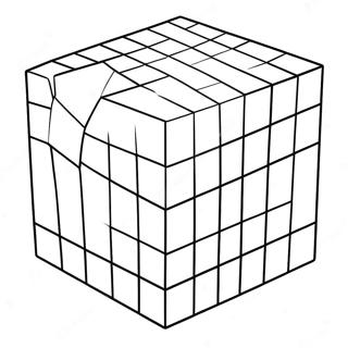 Colorful 3d Cube Coloring Page 36044-28509