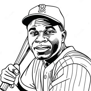 Pagina Da Colorare Di Jackie Robinson 36093-28545