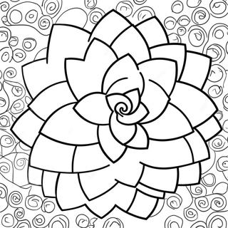 Succulent Coloring Pages