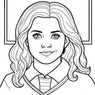 Hermione Granger Magical Coloring Page 36123-28574