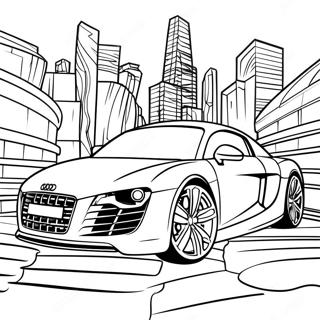 Audi Coloring Page 36133-28580