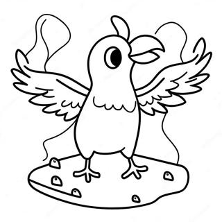 Raven Casting Spells Coloring Page 361-298