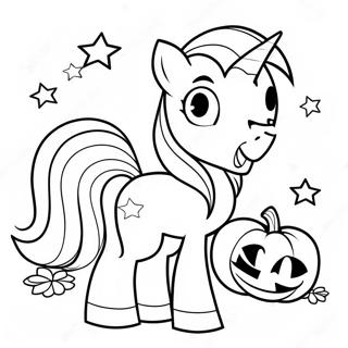 Min Lille Pony Halloween Fargeleggingsark 36343-28744