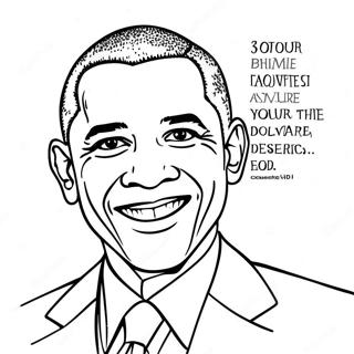 Barack Obama Inspirational Quote Coloring Page 36354-28756