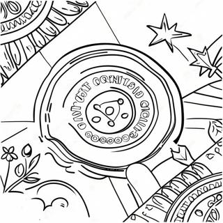 Ohio State Flag Coloring Page 36373-28771