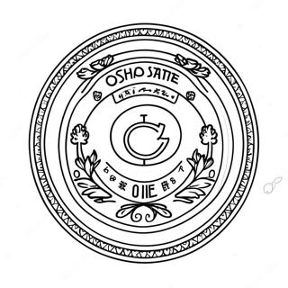 Ohio State Flag Coloring Page 36373-28772