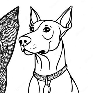 Doberman Coloring Pages