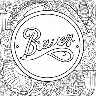 Brewers Logo Coloring Page 36473-28875