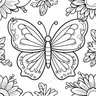 Vibrant Violet Butterfly Coloring Page 36484-28849