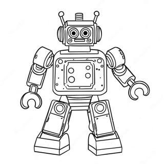 Lego Robot Coloring Pages