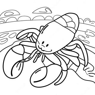 Lobster In Maine Coloring Page 36534-28919