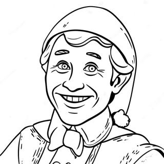 Joyful Buddy The Elf Coloring Page 36554-28902